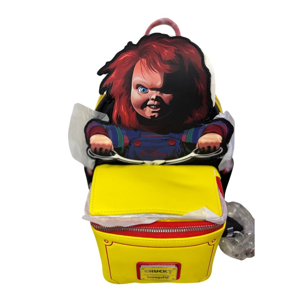 Loungefly Chucky Good Guys Box Mini Backpack Child’s Play Horror NWT